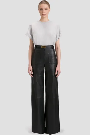 Victoria Beckham Asymmetric Relaxed Fit T-Shirt In Marl L