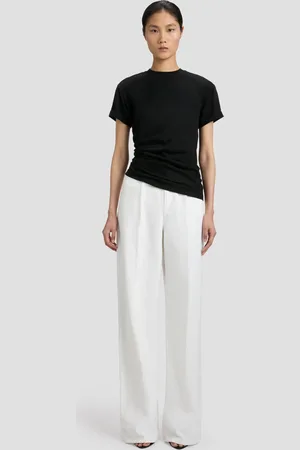 Victoria Beckham Gathered Detail T-Shirt In S