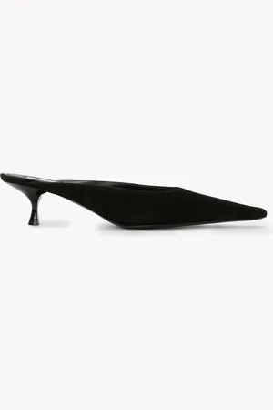 Victoria Beckham Sloan Mule In Black Suede 37