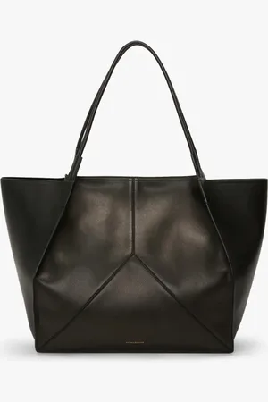 Victoria Beckham XL Victoria Tote In Black Soft Leather