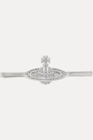 Vivienne Westwood Mini Bas Relief Tie Clip Brass Men
