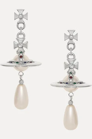 Vivienne Westwood Pearl Drop Earrings Pearls / Zirconia Women