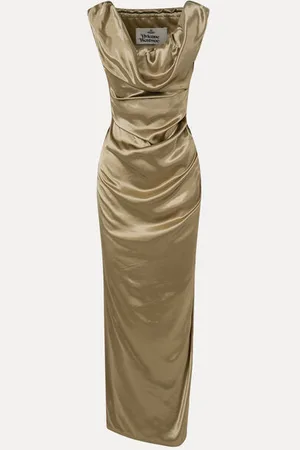 Vivienne Westwood Long Ginnie Pencil Dress Viscose 40 Women