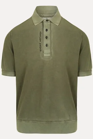 Vivienne Westwood Ripped Polo Shirt Garment Dye Piquet XL Men