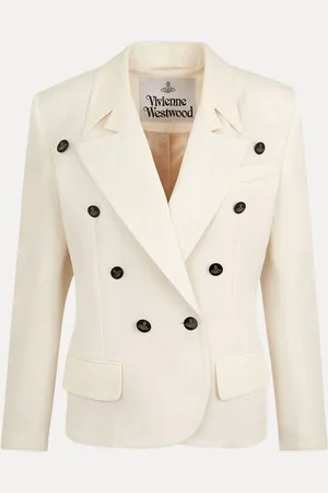 Vivienne Westwood Stewart Jacket Viscose Wool Twill 42 Women