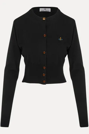Vivienne Westwood Bea Cropped Cardi Merino Wool / Silk L Women