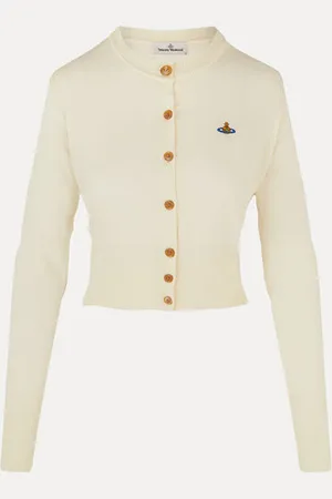 Vivienne Westwood Bea Cropped Cardi Merino Wool / Silk XXS Women