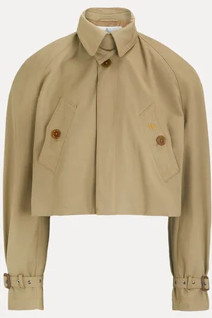 Vivienne Westwood Cut Off Graziano Trench Coat Cotton M Unisex