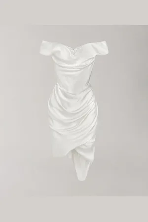 Vivienne Westwood Nova Cora Mini Dress Fsc Crepe Satin 8 Women
