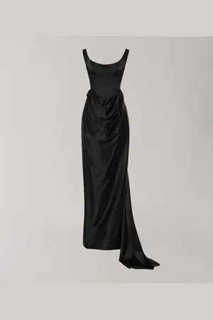 Vivienne Westwood Nova Camille Dress Naia Heavy Stretch Satin 12 Women