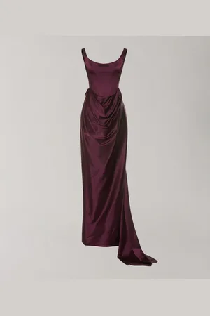 Vivienne Westwood Nova Camille Dress Naia Heavy Stretch Satin 8 Women