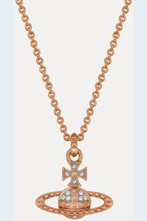 Vivienne Westwood Mayfair Bas Relief Pendant Necklace Brass Women