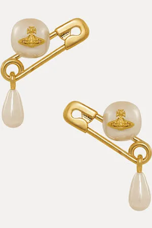 Vivienne Westwood Claude Small Stud Earrings Pearls Women