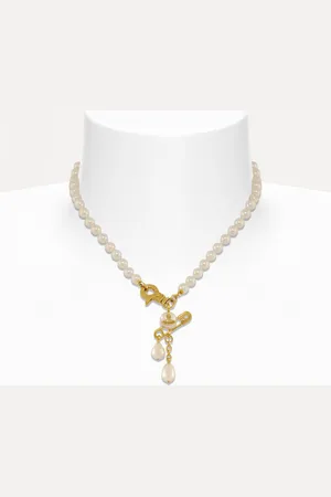 Vivienne Westwood Small Claude Pearl Necklace Pearls Women