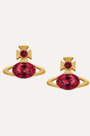 Vivienne Westwood Allie Earrings Brass Women