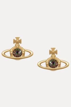 Vivienne Westwood Nano Solitaire Earrings Brass Women