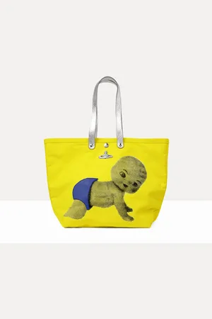 Vivienne Westwood Utility Small Shopper Printed Canvas