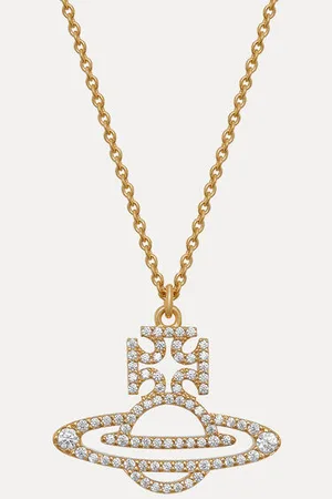 Vivienne Westwood Trudy Pendant Necklace Silver / Cubic Zirconia Women