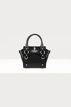 Vivienne Westwood Betty Mini Handbag With Chain Smooth Leather