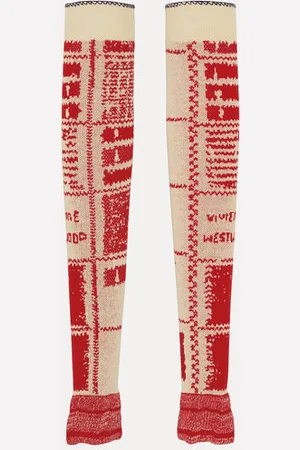 Vivienne Westwood Checked Arm Warmers Hemp Cotton Blend L/XL Unisex