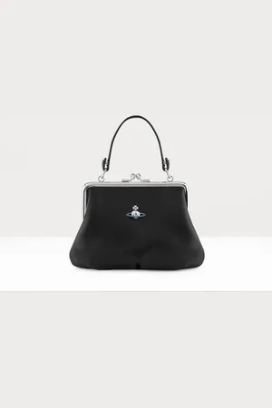Vivienne Westwood Granny Frame Purse Classic Bag Fashion Leather with Iconic Metal Vivienne Orb Framework