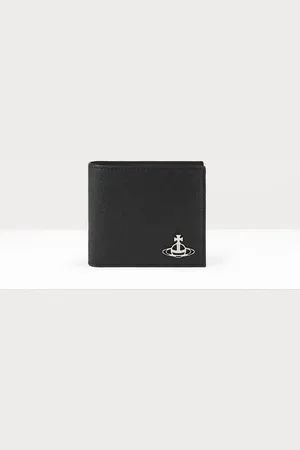 Vivienne Westwood Saffiano Man Wallet With Coin Pocket Faux Leather One Size Men
