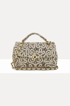 Vivienne Westwood Anita Small Chain Shoulder Bag Lacy Leather