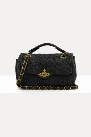Vivienne Westwood Anita Small Chain Shoulder Bag Lacy Leather