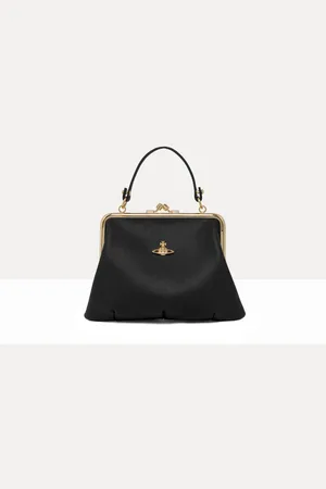 Vivienne Westwood Granny Frame Purse Saffiano Leather Plain One Size Women