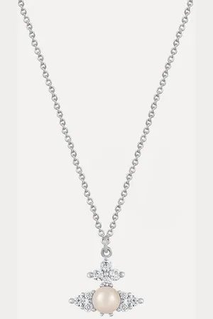 Vivienne Westwood Feodora Pendant Cubic Zirconia / Glass Pearls Women