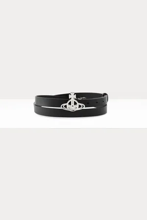 Vivienne Westwood Small Line Orb Buckle Belt Vacchetta Leather One Size Women