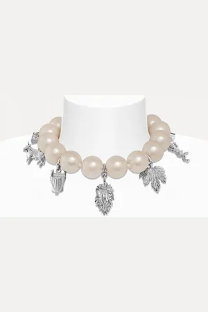 Vivienne Westwood Giant Anglo Pearl Necklace Andreas Kronthaler For Swarovski Pearls Women