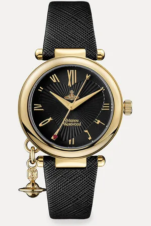 Vivienne Westwood Orb Heart Watch Stainless Steel/leather Women