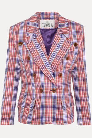 Vivienne Westwood Stewart Jacket Viscose Tartan 40 Women