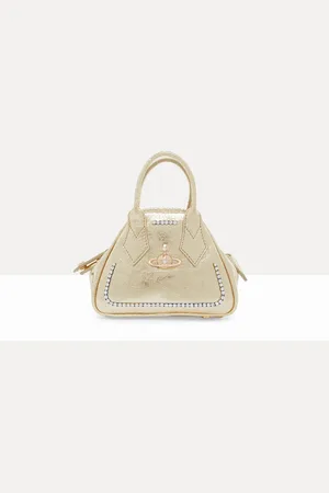 Vivienne Westwood Mini Yasmine Bag Metallic Crinkle