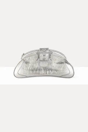Vivienne Westwood Amber Clutch Metallic Crinkle