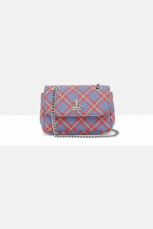 Vivienne Westwood Small Purse With Chain Handbag Saffiano Printed One Size Women