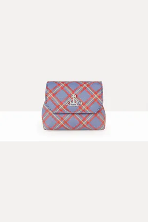 Vivienne Westwood Chain Nano Pouch Saffiano Printed One Size Women