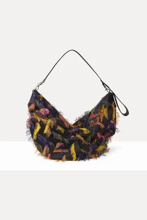Vivienne Westwood Agnes Large Shoulder Bag Fringes Fil Coupe