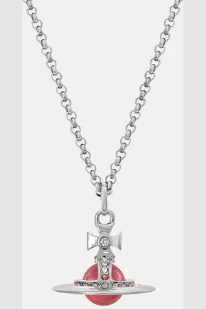 Vivienne Westwood New Tiny Orb Pendant Necklace Cubic Zirconia Women