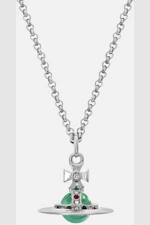 Vivienne Westwood New Tiny Orb Pendant Necklace Cubic Zirconia Women
