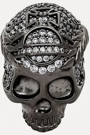 Vivienne Westwood Skull Ring Silver / Cubic Zirconia Unisex