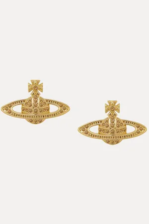 Vivienne Westwood Mini Bas Relief Earrings Topaz Women