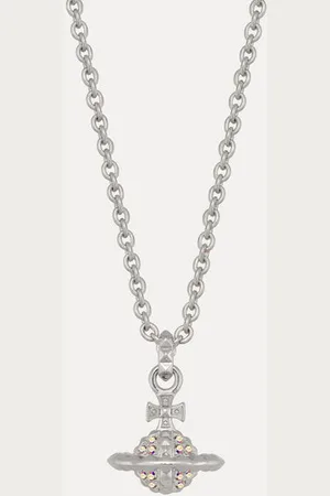 Vivienne Westwood Small Mayfair Orb Pendant Necklace Preciosa Crystals Women