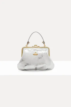 Vivienne Westwood Granny Frame Purse Metallic Crinkle