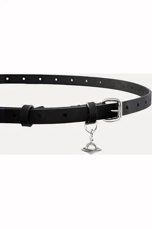 Vivienne Westwood Mini Alex Charm Belt Vacchetta Leather One Size Women