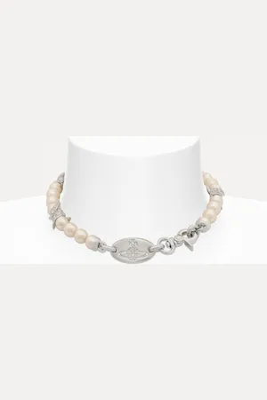 Vivienne Westwood Verena Pearl Necklace Swarovski Pearls / Cubic Zirconia Women