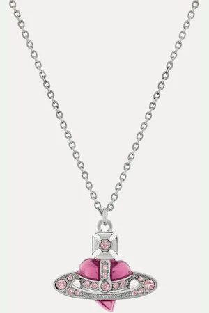 Vivienne Westwood New Diamante Heart Pendant Necklace Women
