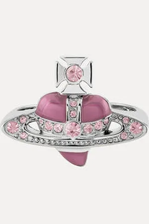 Vivienne Westwood New Diamante Heart Ring Unisex