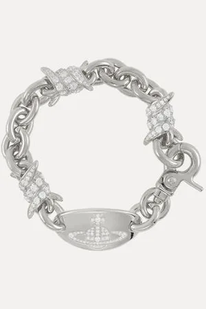 Vivienne Westwood Verena Chain Bracelet Cubic Zirconia Women